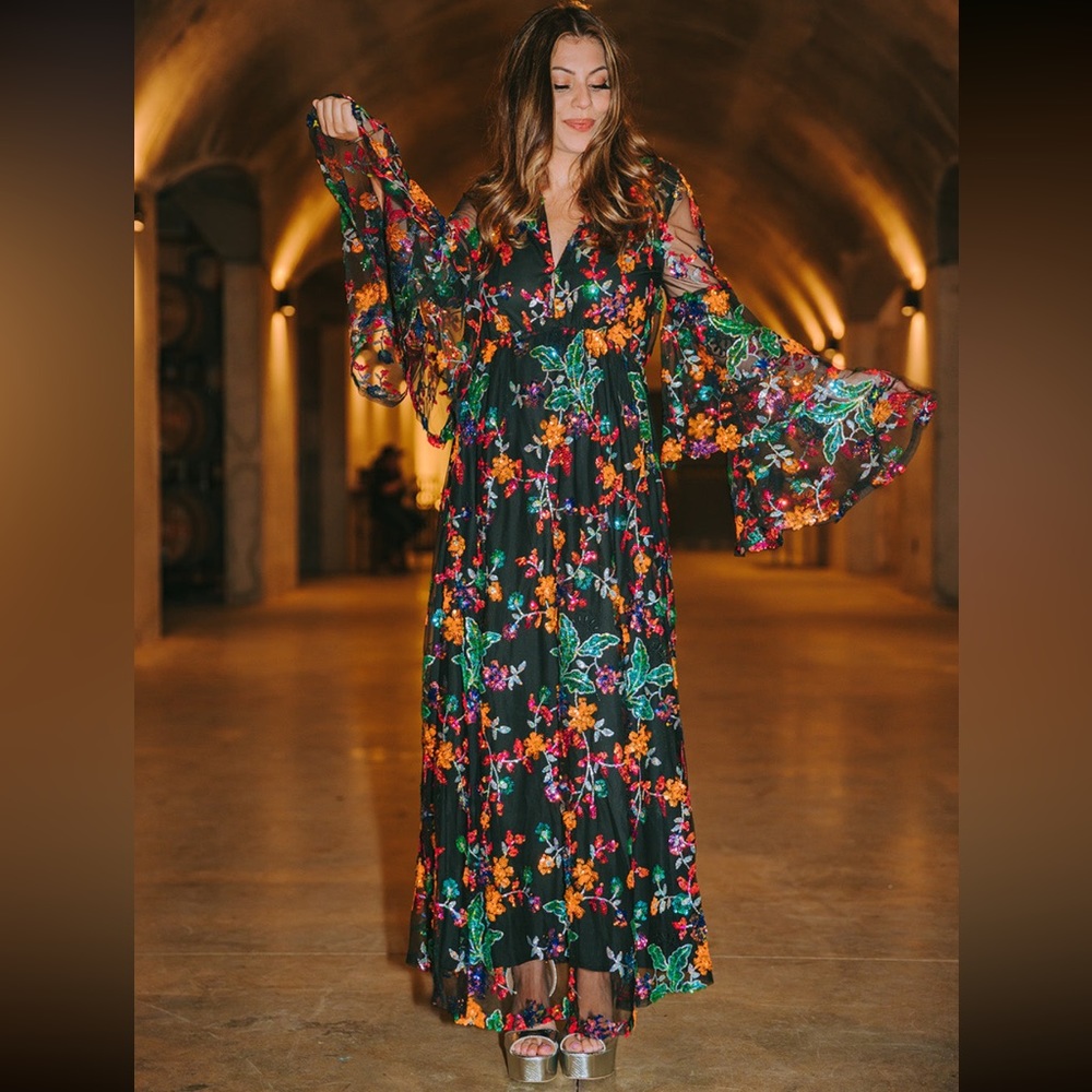 💗NWT COLETTE LONG SLEEVE MAXI BUDDY LOVE 💗